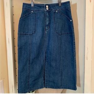 RC Jeans Denim Skirt, tapered vintage, High Waist